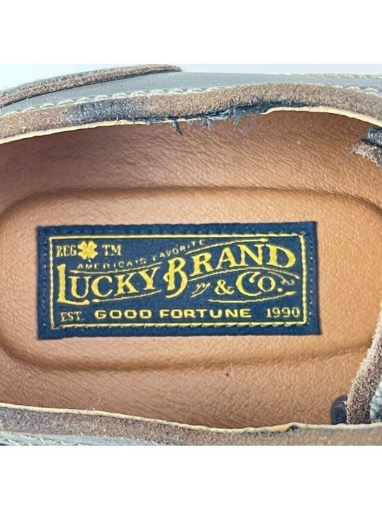 Lucky Brand Mens Brown Leather Wingtip Lace-Up Oxford Shoes Size 9M main image 9